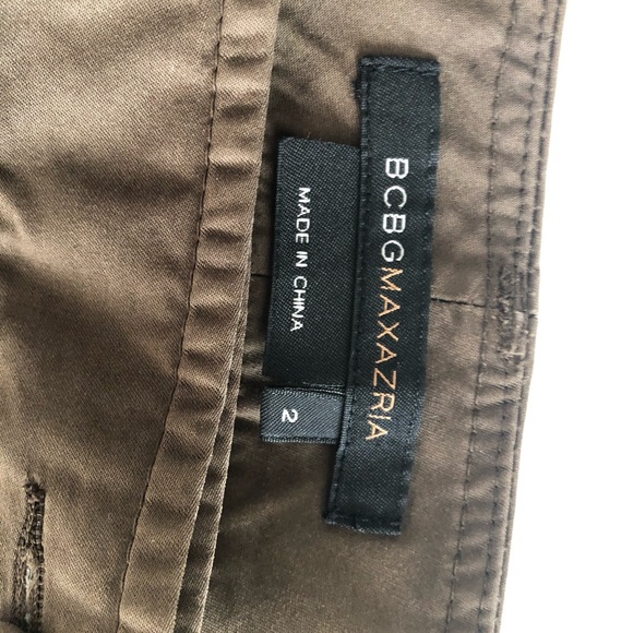 Bcbg - Olive green pants - Picture 3 of 4